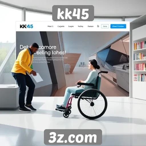 Acessibilidade no site kk45 é aprimorada